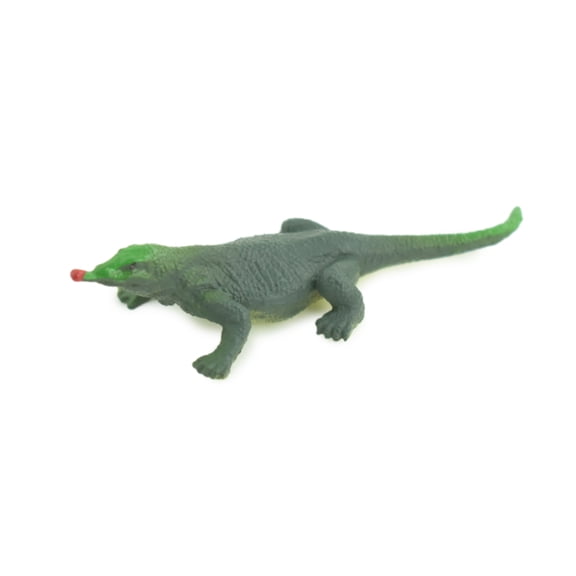North American green anole Lizard, Rubber Reptile, Hand Painted, Educational, Realistic, Diorama Model, Figurine, Replica, Gift, 2 1/2 Inches. WR37 B197