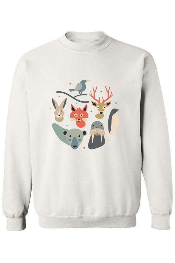 North Animals Design Sweatshirt Women -Image by Shutterstock, Female 3X-Large