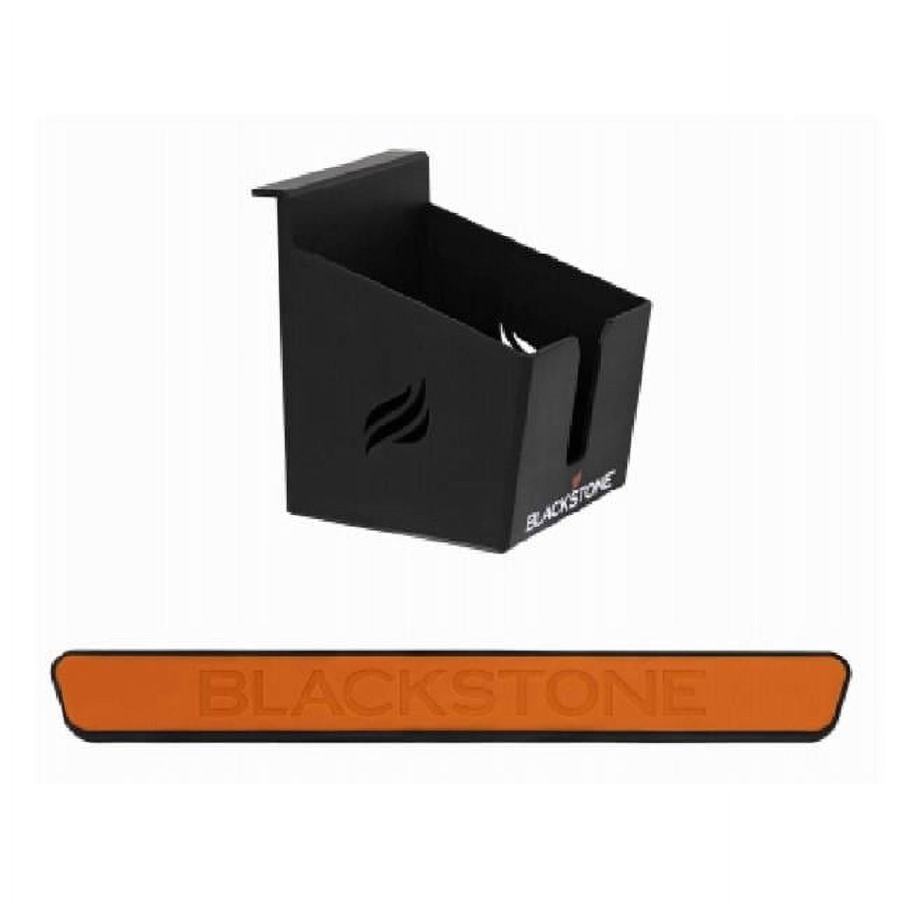Black Magnetic Metal Griddle Tool and Beverage Holder