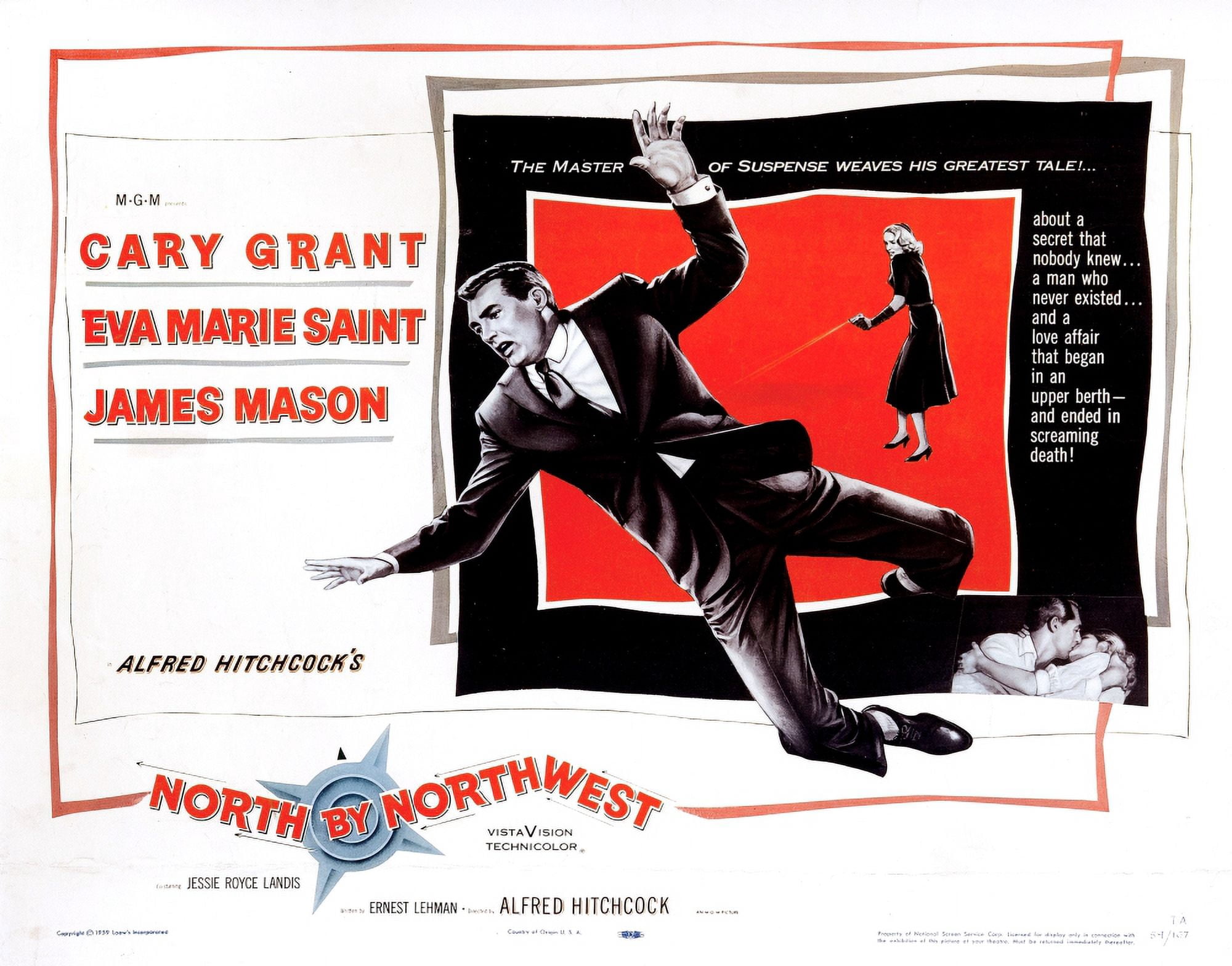 North By Northwest Canvas Art - (28 x 22)