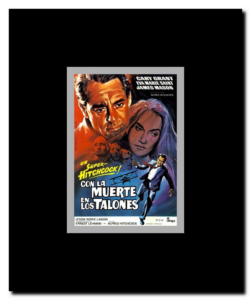 North By Northwest Framed Movie Poster