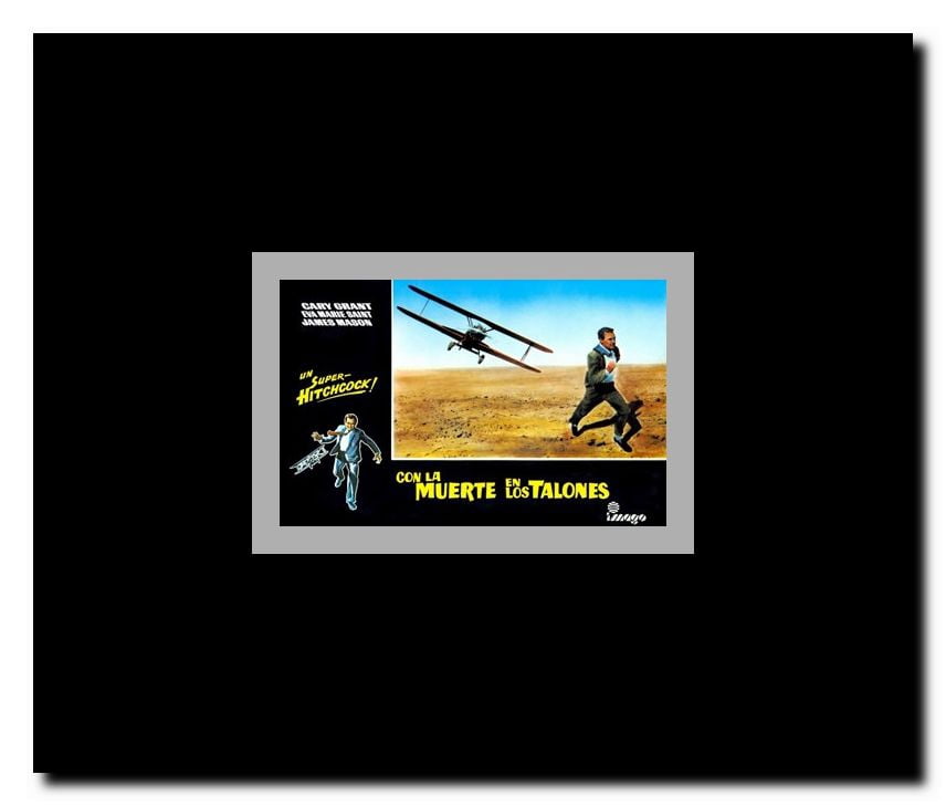 North By Northwest Framed Movie Poster