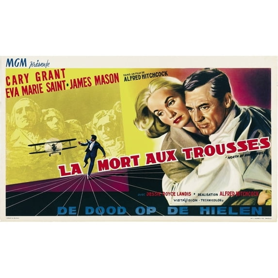 North By Northwest Movie Poster Masterprint