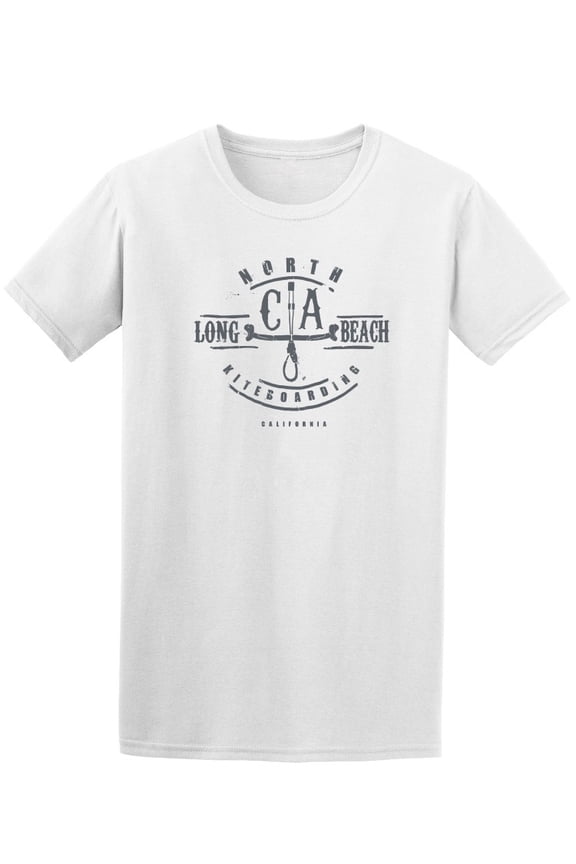 North California Long Beach T-Shirt Men -Image by Shutterstock, Male 3X-Large