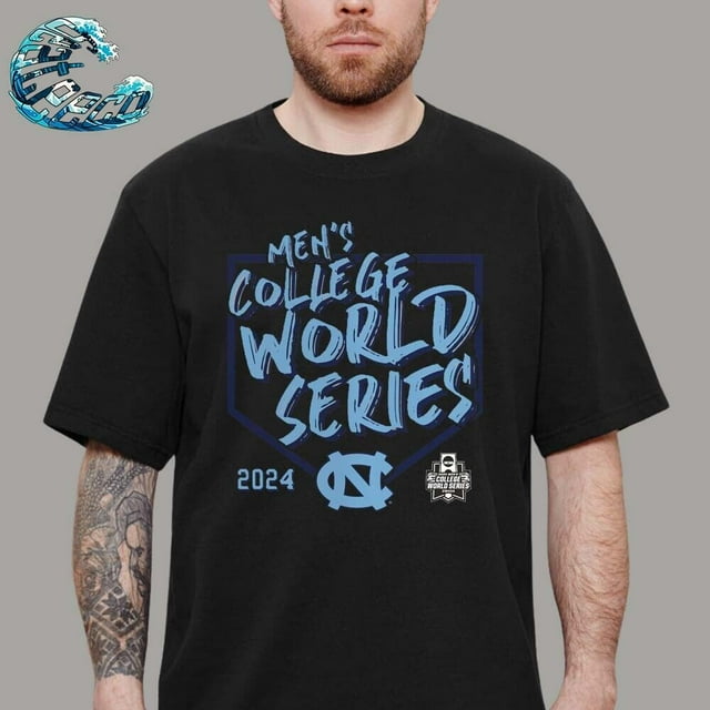 North Carolina 2024 Baseball College World Series Omaha Swing Away T
