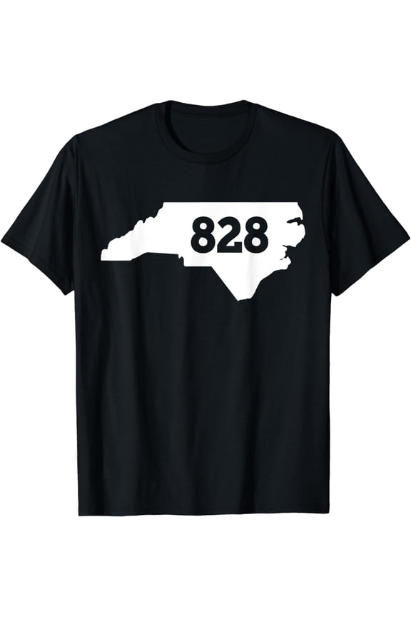 North Carolina 828 Area Code T-Shirt
