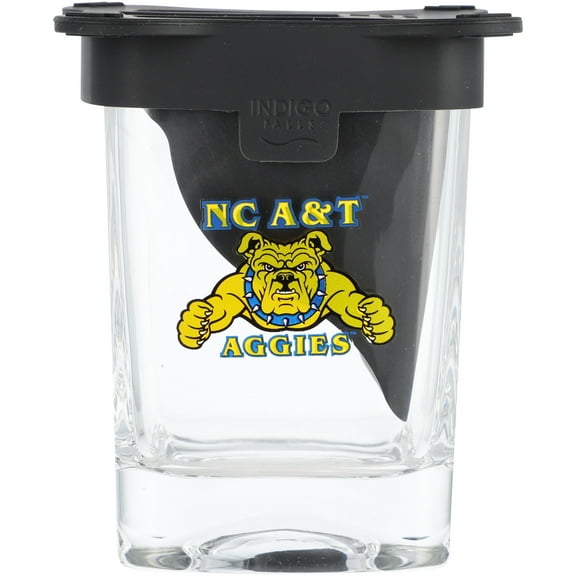 North Carolina A&T Aggies 10oz. Ice Wedge Glass