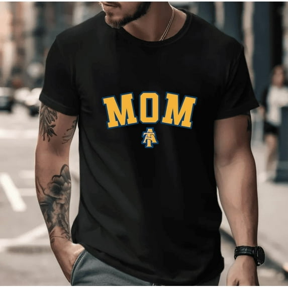 North Carolina A&T Aggies College Pride Graphic Unisex T-Shirt, for men & women, up to size 5XL