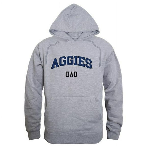 North Carolina Agricultural & Technical State University Aggies Dad Hoodie, Heather Grey - Extra Large