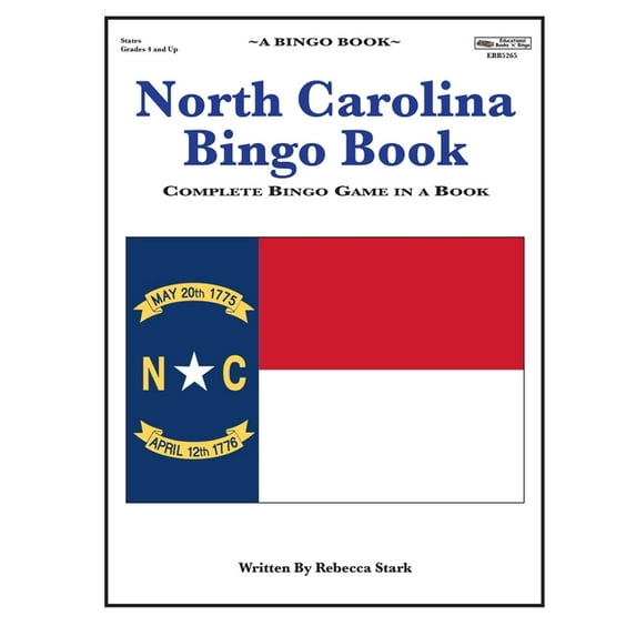 North Carolina Bingo Book : Complete Bingo Game in a Book (Paperback)