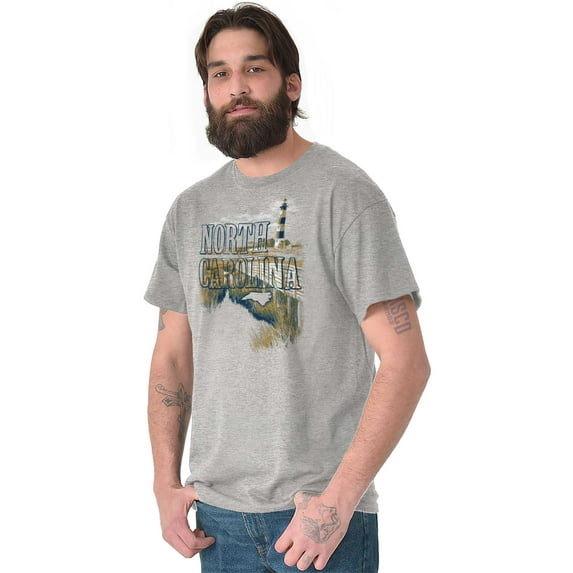 North Carolina Cape Hatteras Vacation Plus Size Crewneck Graphic Tee Shirt Brisco Brands 2X