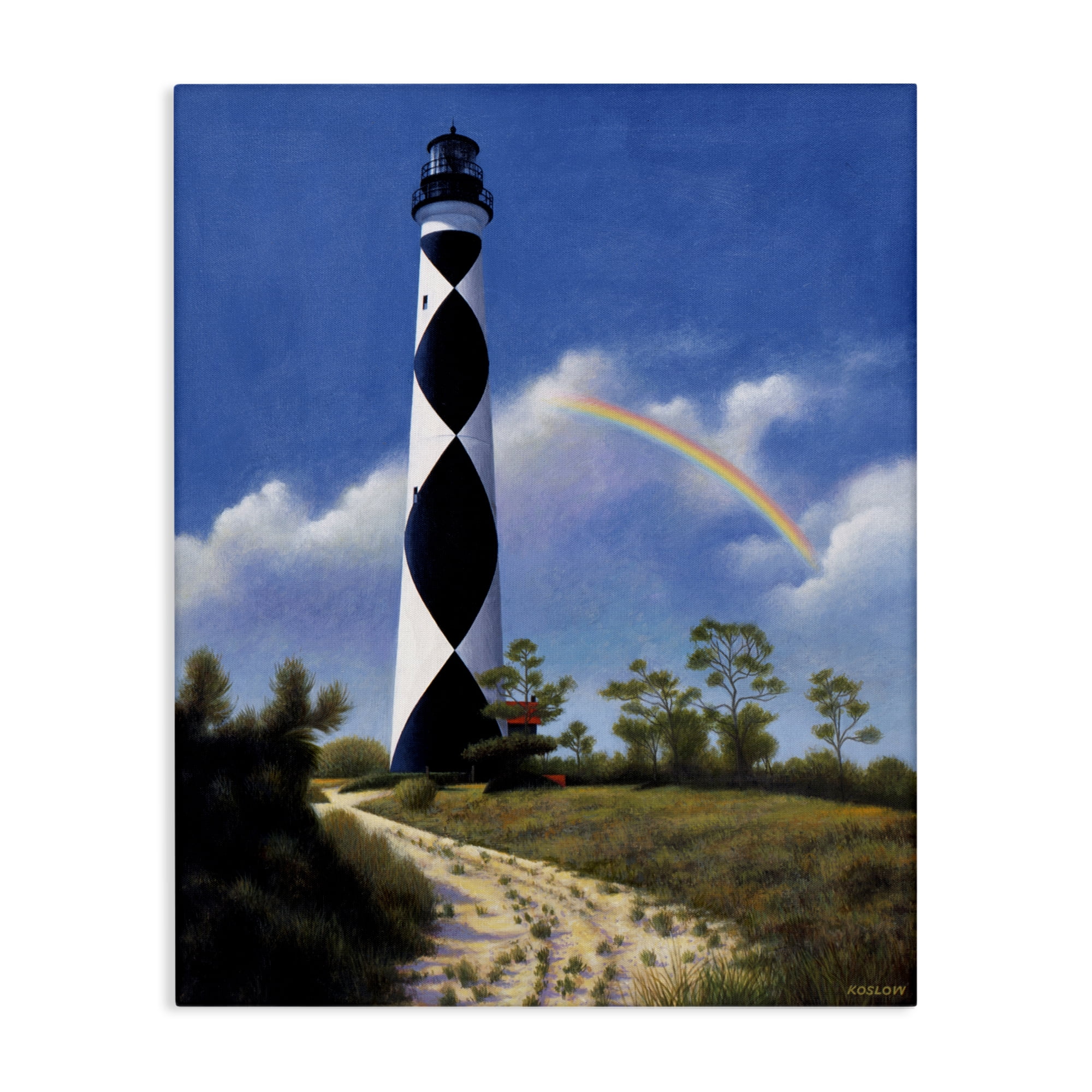 North Carolina Cape Lookout Canvas Wall Art, design by Wind River Studios