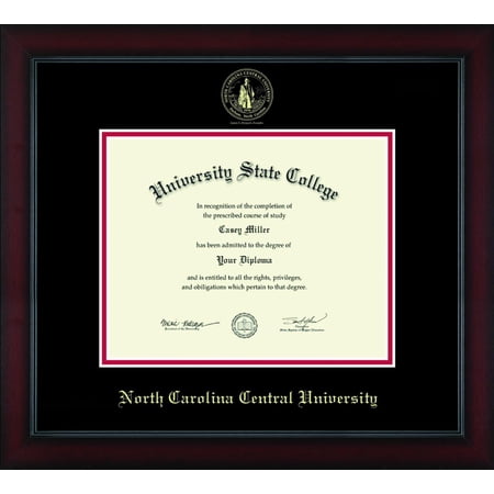 North Carolina Central University Diploma Frame, Document Size 14" x 11"