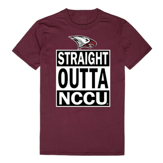 North Carolina Central University Eagles Straight Outta Tee T-Shirt - Maroon, X-Large