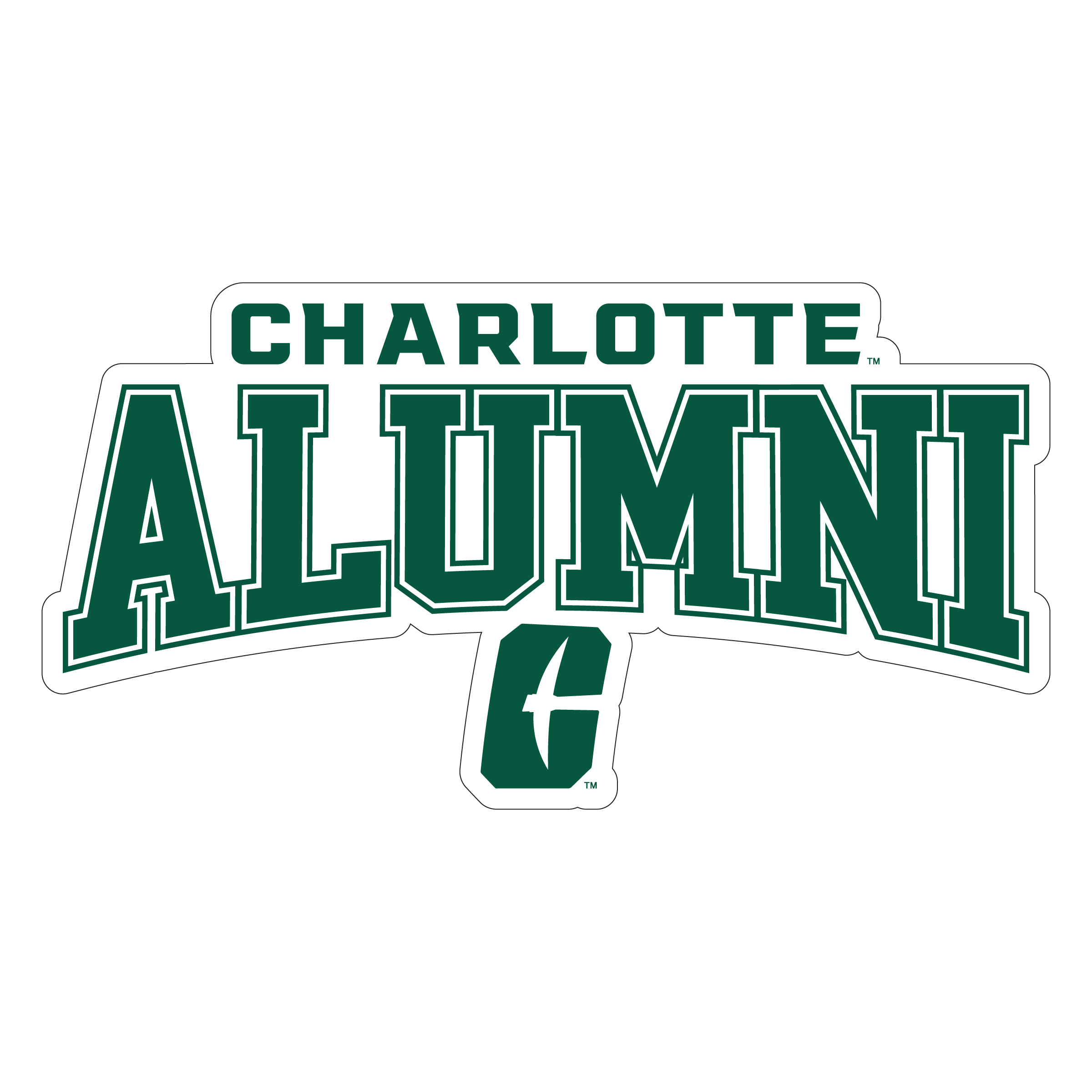 Niners Vinyl North Carolina Charlotte Forty-Niners Laser Cut Alumni Vinyl Sticker ...