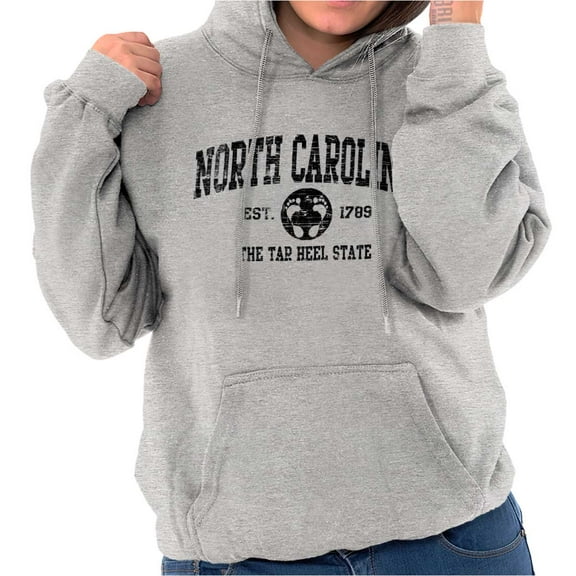 North Carolina Cute Footprints Beach Hoodie Sweatshirt Women Men Brisco Brands S