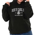 thumbnail image 1 of North Carolina Cute Footprints Beach Hoodie Sweatshirt Women Men Brisco Brands X, 1 of 6