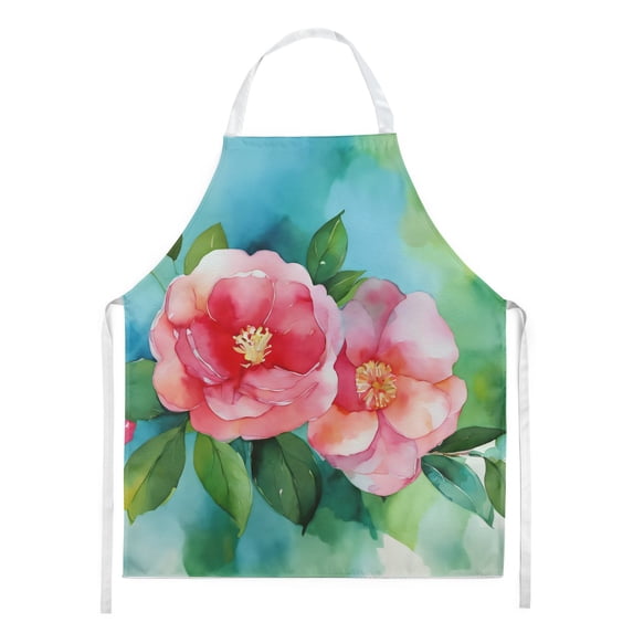 North Carolina Dogwoods in Watercolor Apron 27 in x 30 in
