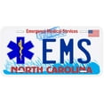 thumbnail image 1 of North Carolina EMS Novelty Car Auto License Plate, 1 of 2
