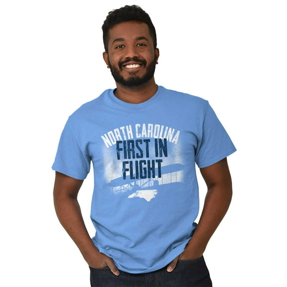 North Carolina First Flight Souvenir Men's Graphic T Shirt Tees Brisco Brands M