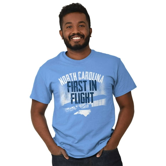 North Carolina First Flight Souvenir Men's Graphic T Shirt Tees Brisco Brands S