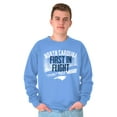 thumbnail image 1 of North Carolina First Flight Souvenir Unisex Plus Fleece Graphic Sweatshirt Brisco Brands 5X, 1 of 3