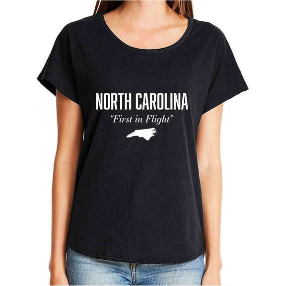 North Carolina First In Flight Womens Dolman Tee