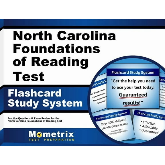 North Carolina Foundations of Reading Test Flashcard Study System : Practice Questions and Exam Review for the North Carolina Foundations of Reading Test