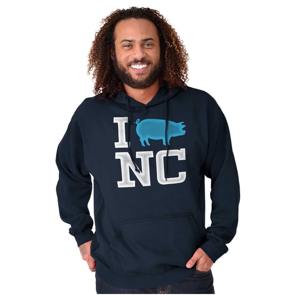 North Carolina Good Luck Pig Cute Hoodie Sweatshirt Women Men Brisco Brands L