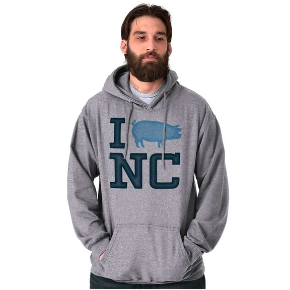 North Carolina Good Luck Pig Cute Hoodie Sweatshirt Women Men Brisco Brands L