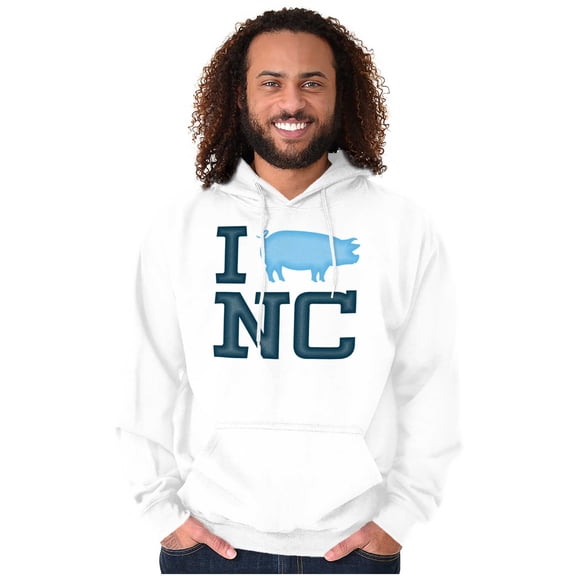 North Carolina Good Luck Pig Cute Hoodie Sweatshirt Women Men Brisco Brands S