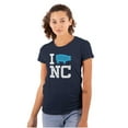 thumbnail image 1 of North Carolina Good Luck Pig Cute Womens Fitted Plus Size Graphic Tee Brisco Brands 2X, 1 of 5