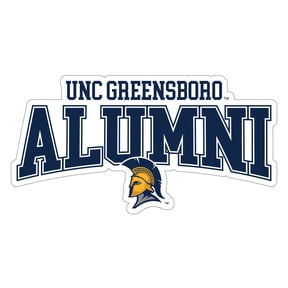 North Carolina Greensboro Spartans Laser Cut Alumni Vinyl Sticker - Officially Licensed (3-Inch)