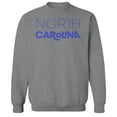 thumbnail image 1 of North Carolina Humor Graphic Sport Grey Men's Crewneck Sweatshirt, 1 of 1