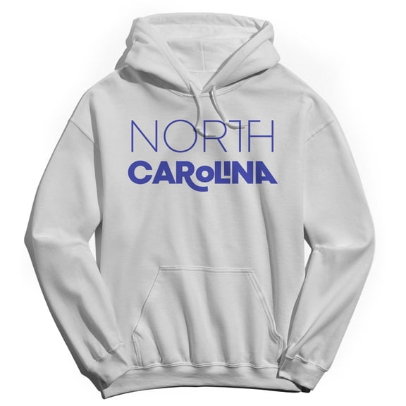 North Carolina Humor Graphic White Men's Crewneck Sweatshirt Hoodie