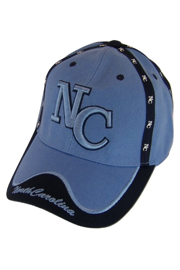 North Carolina Men's Adjustable Baseball Cap (Teal/Navy)