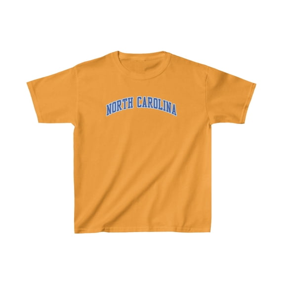 North Carolina NC Kids Shirt Gifts Boys Girls Youth Tee Tshirt