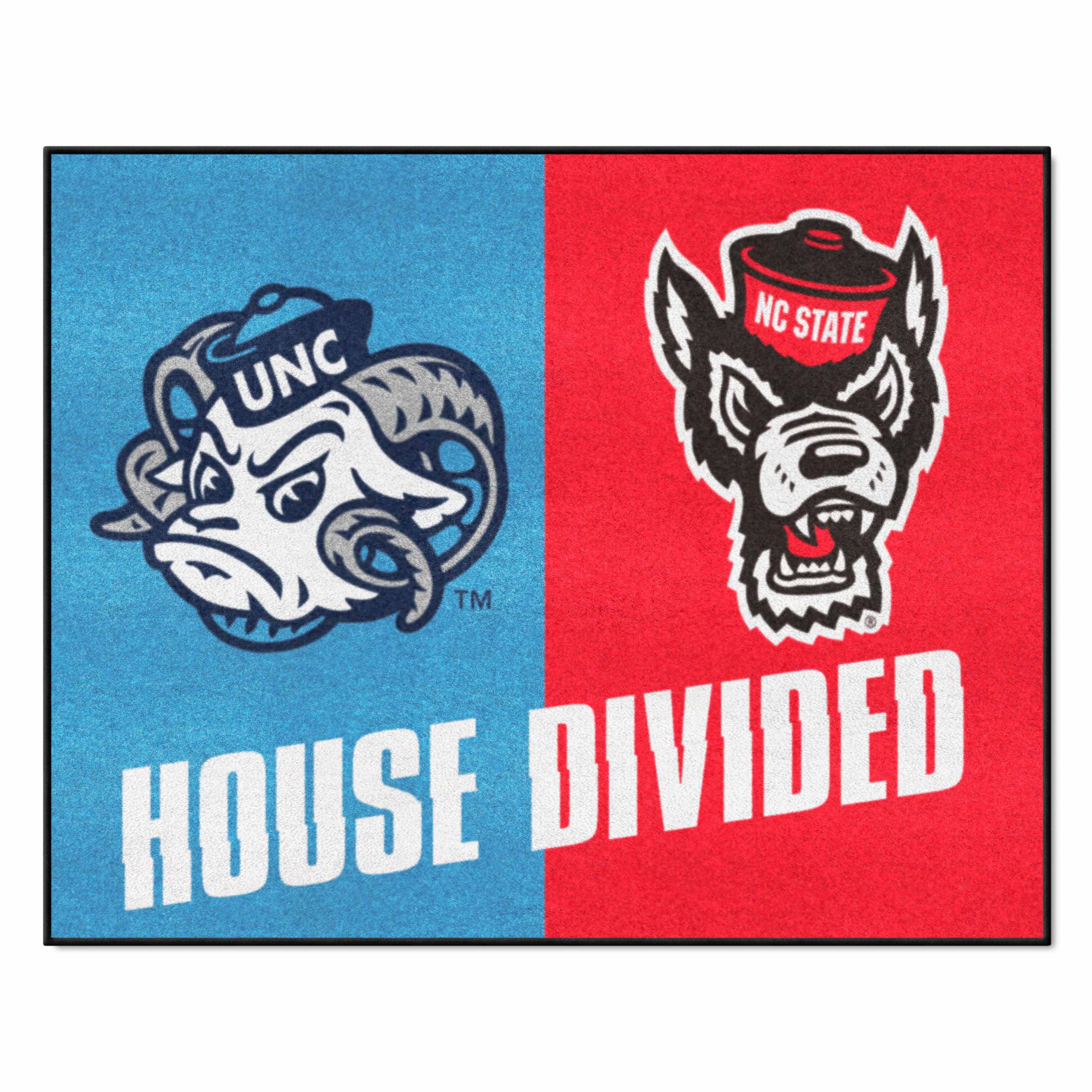 North Carolina NC State House Divided Rug 33.75"x42.5"