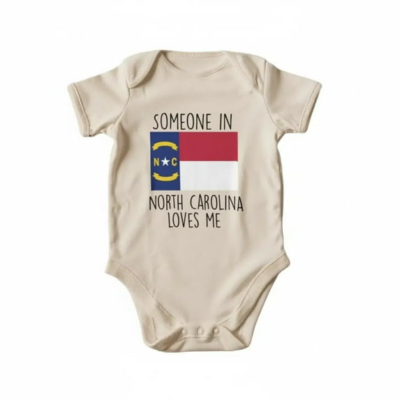 North Carolina Newborn Baby Bodysuit