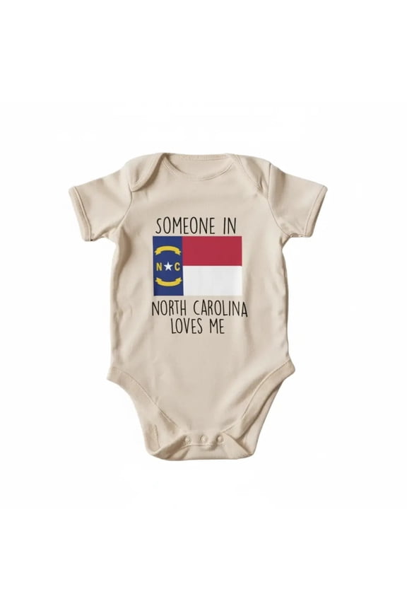 North Carolina Newborn Baby Bodysuit