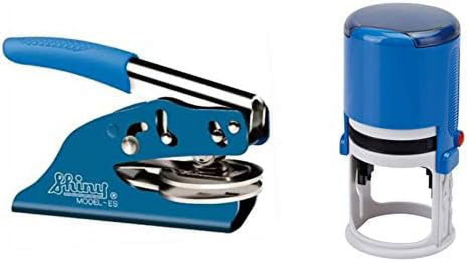 Blue Notary Ink North Carolina Notary Seal Embosser and Stamp Bundle | Premium Blue ...
