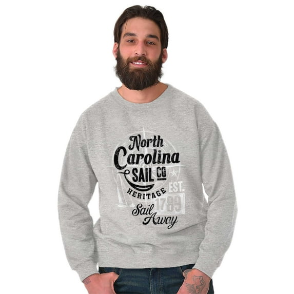 North Carolina Outer Banks Souvenir Sweatshirt for Men or Women Brisco Brands L