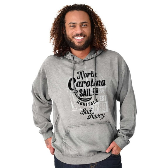 North Carolina Outer Banks Souvenir Unisex Plus Fleece Graphic Hoodie Brisco Brands 3X