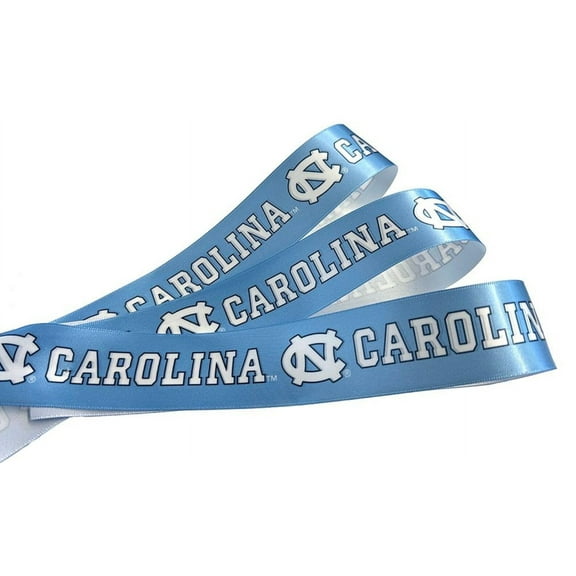 North Carolina Printed Ribbon 1.5"-Inch Width, 3 Feet - 1 Yard