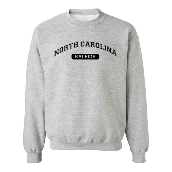 North Carolina, Raleigh Men Sweatshirt, Male 4X-Large