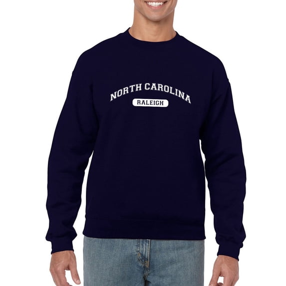North Carolina Raleigh. Men Sweatshirt, Male Medium