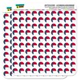 thumbnail image 1 of North Carolina State Flag 1/2" (0.5") Scrapbooking Crafting Stickers, 1 of 2