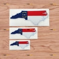 thumbnail image 1 of North Carolina State Flag Map Outline Vinyl Decal Sticker - 3 Pack Reflective, 3 Inches, 4 Inches, 6 Inches - for Car Boat Laptop Cup Phone, 1 of 8