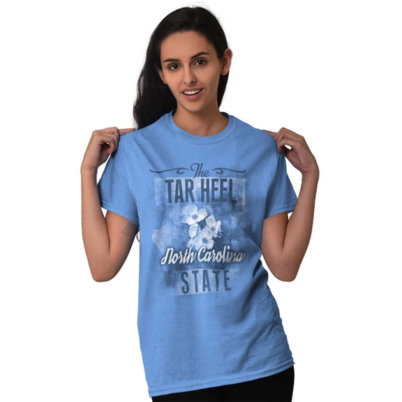 North Carolina State Flower Souvenir Womens Graphic T Shirt Tees Brisco Brands