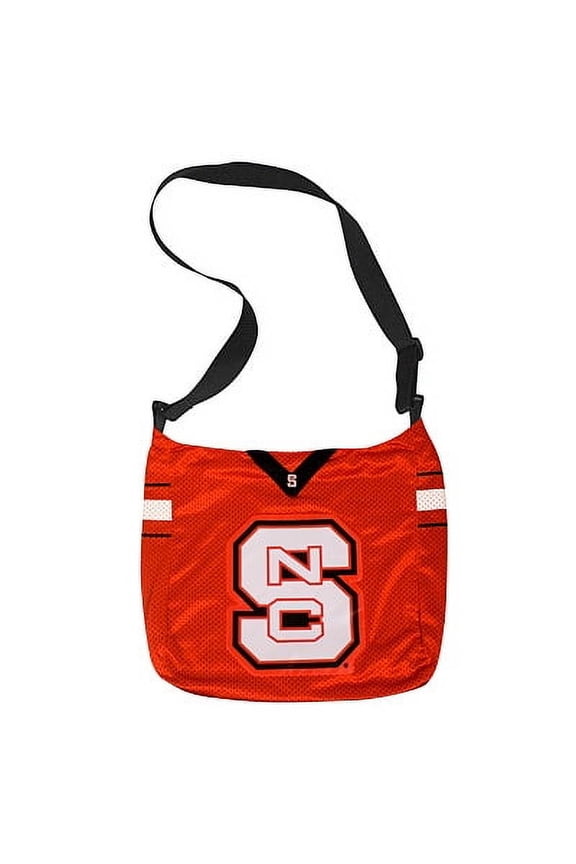 North Carolina State Jersey Material Tote Bag Handbag Purse, 15x 14x 4